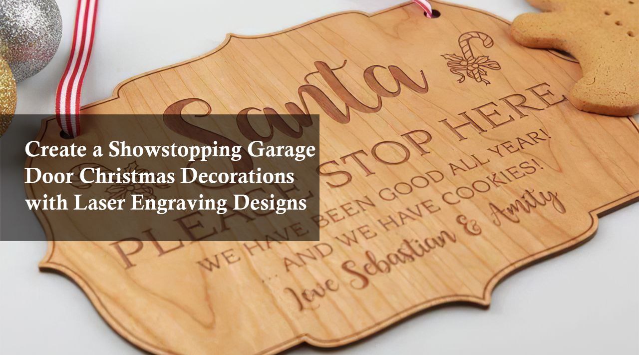 garage door christmas decoration