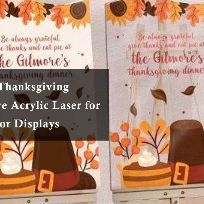 Thanksgiving acrylic decoration