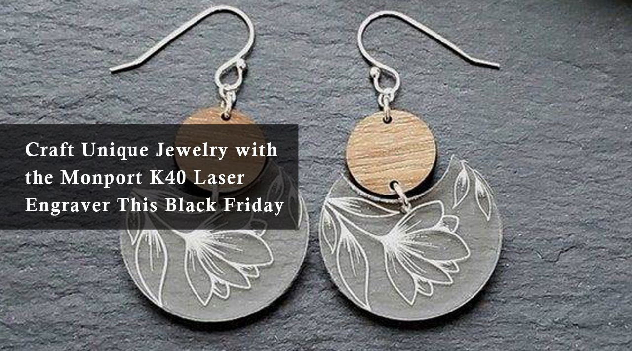 laser engraved and cut jewelry