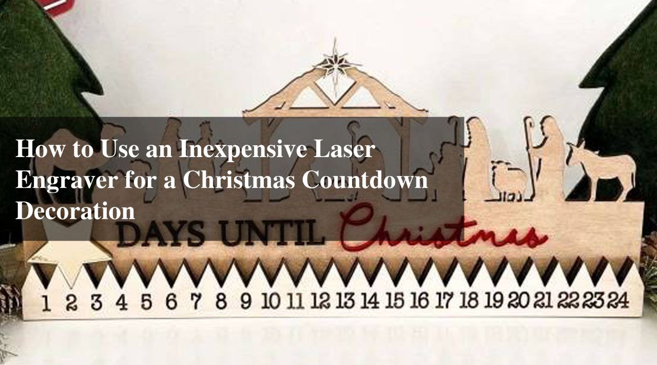 Christmas engraved countdown