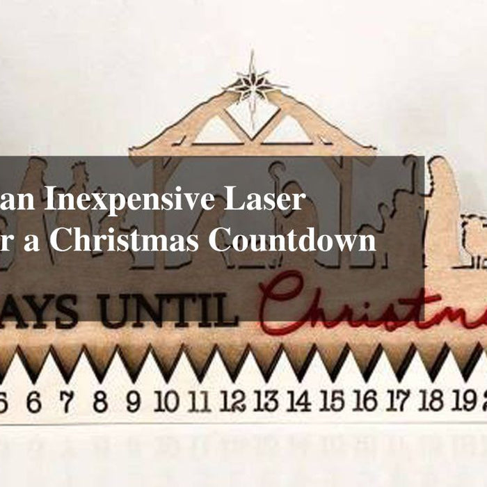 Christmas engraved countdown