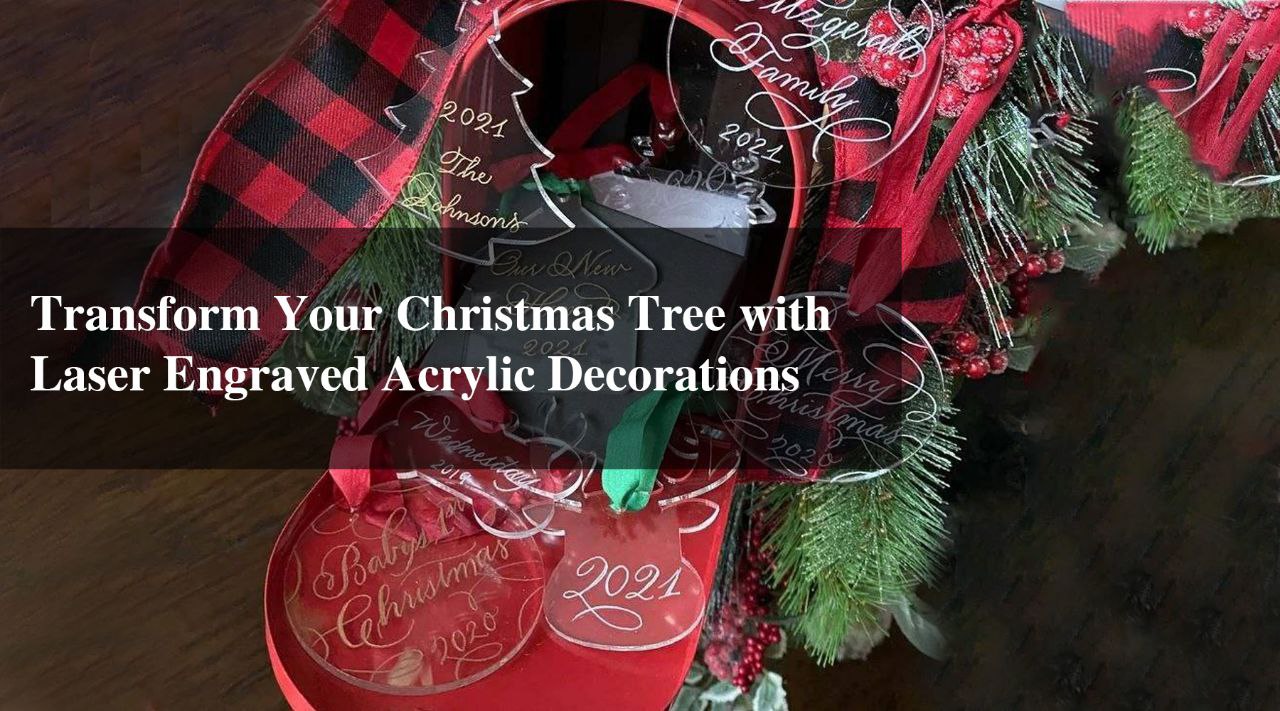 custom engraved acrylic ornament