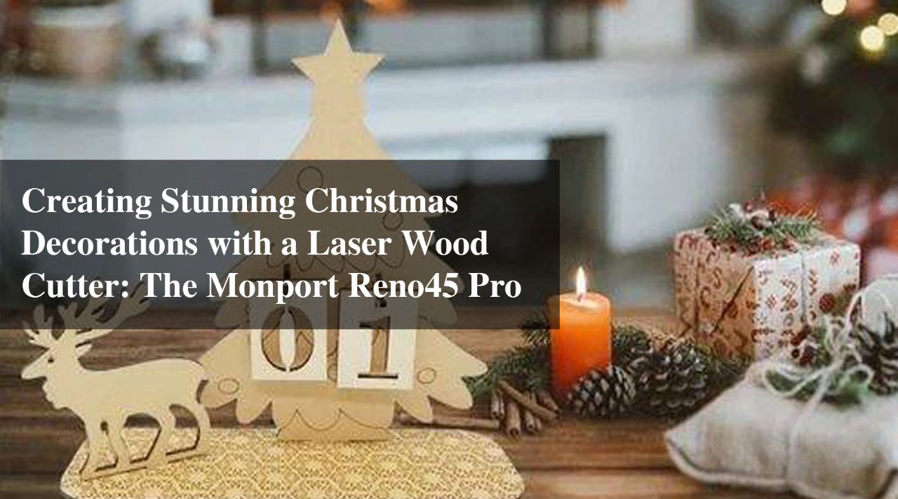 laser wood cutter Christmas decoration