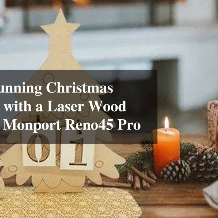 laser wood cutter Christmas decoration