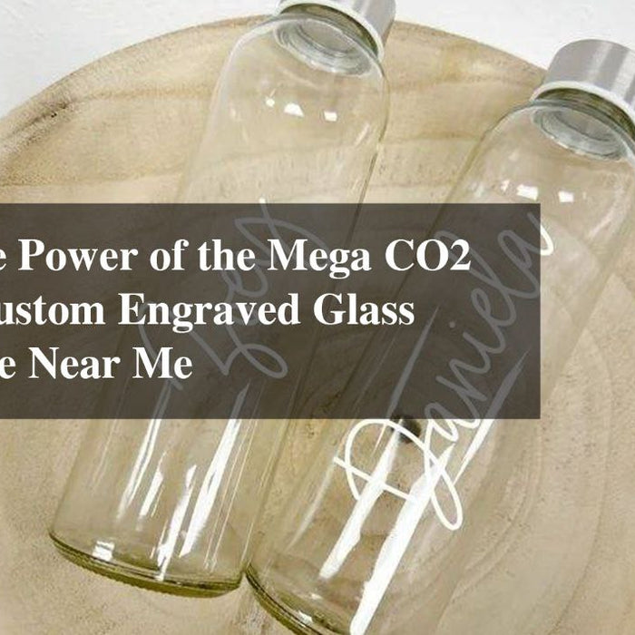 custom engraved glass water bottle