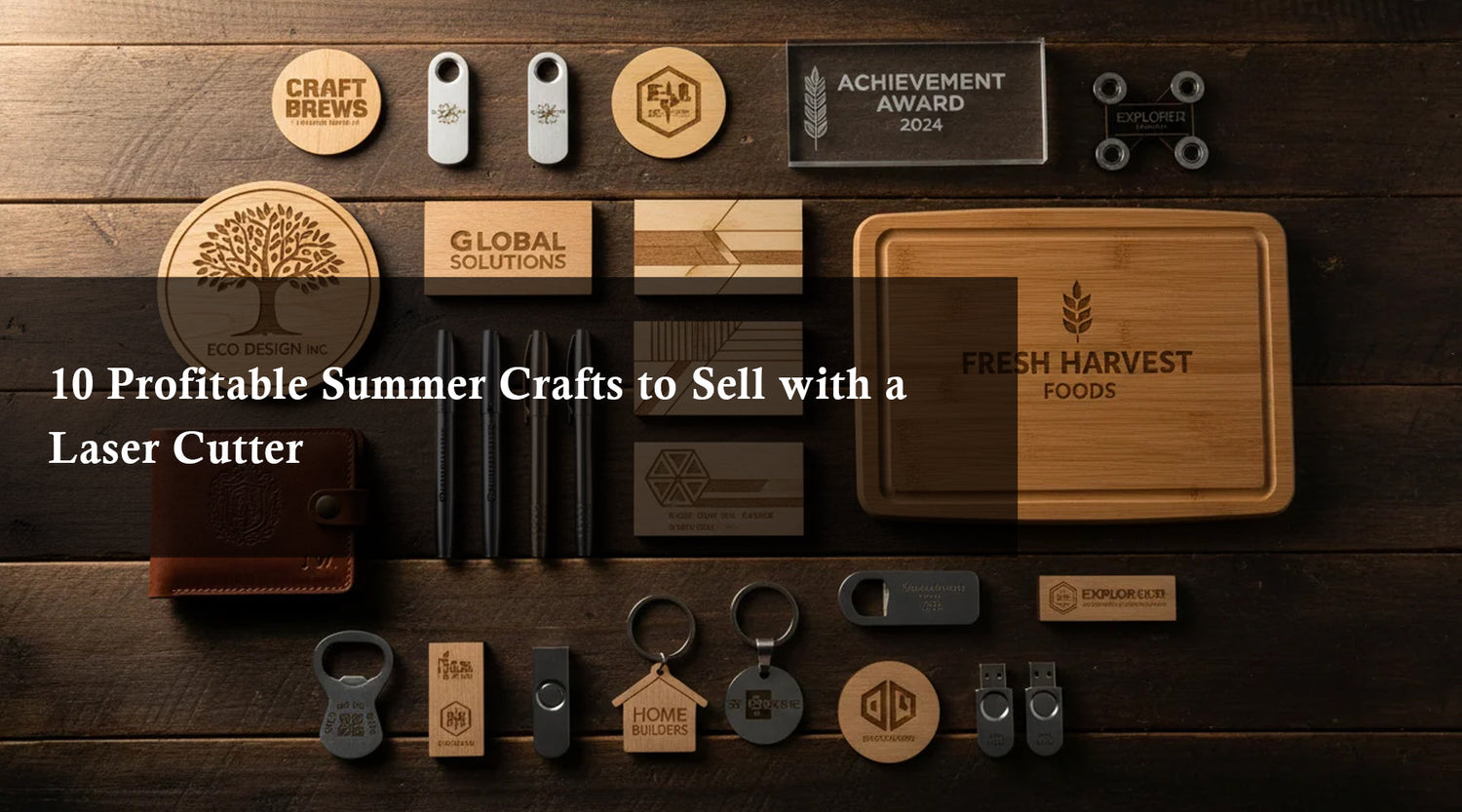 10 Profitable Summer Crafts to Sell with a Laser Cutter