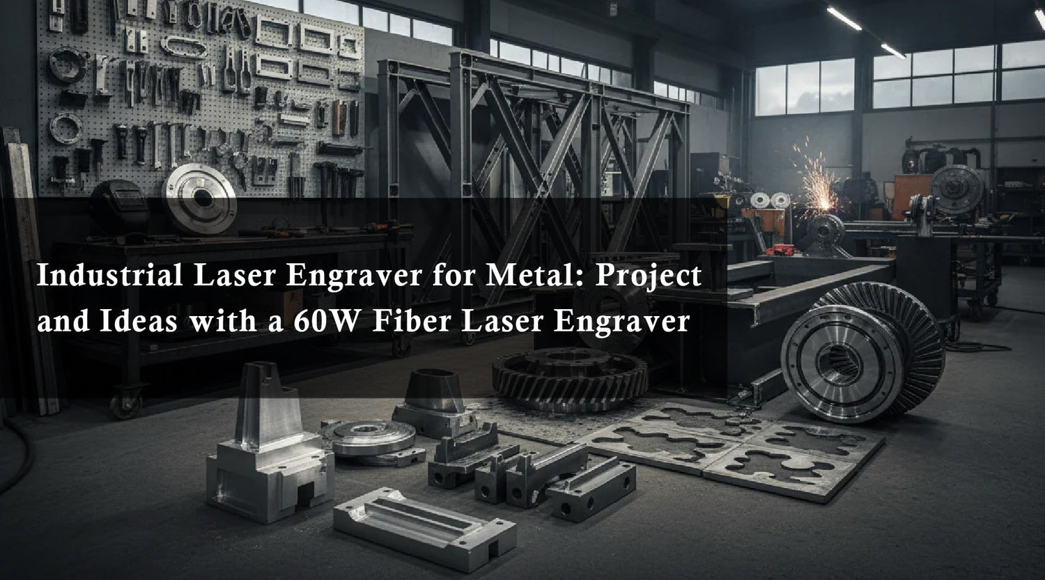 Industrial Laser Engraver for Metal: Project and Ideas with a 60W Fiber Laser Engraver