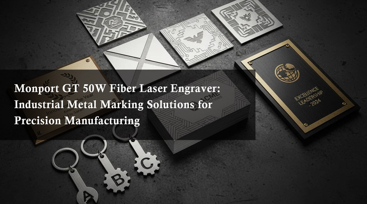 Monport GT 50W Fiber Laser Engraver: Industrial Metal Marking Solutions for Precision Manufacturing