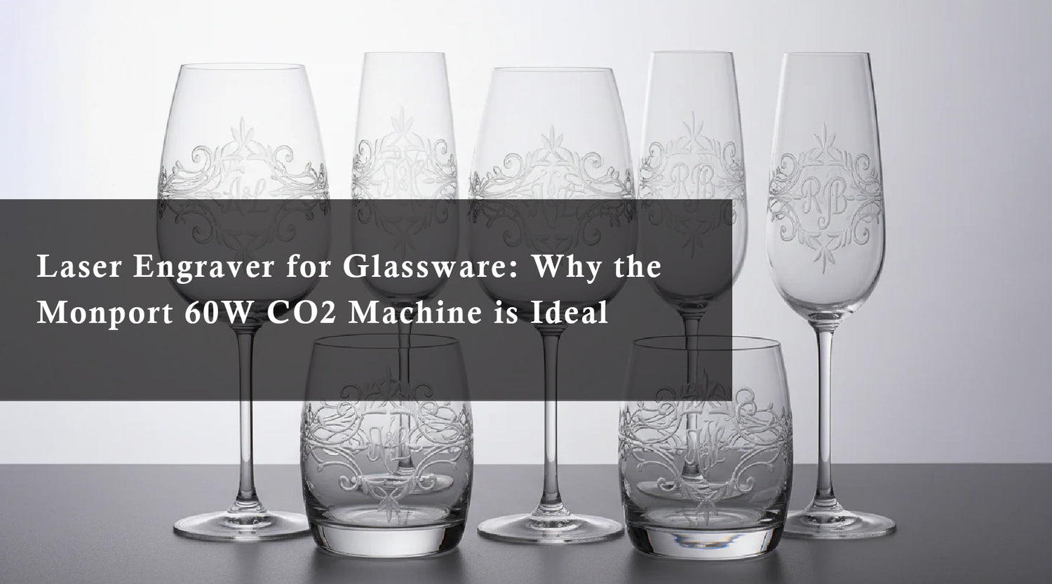 Laser Engraver for Glassware: Why the Monport 60W CO2 Machine is Ideal