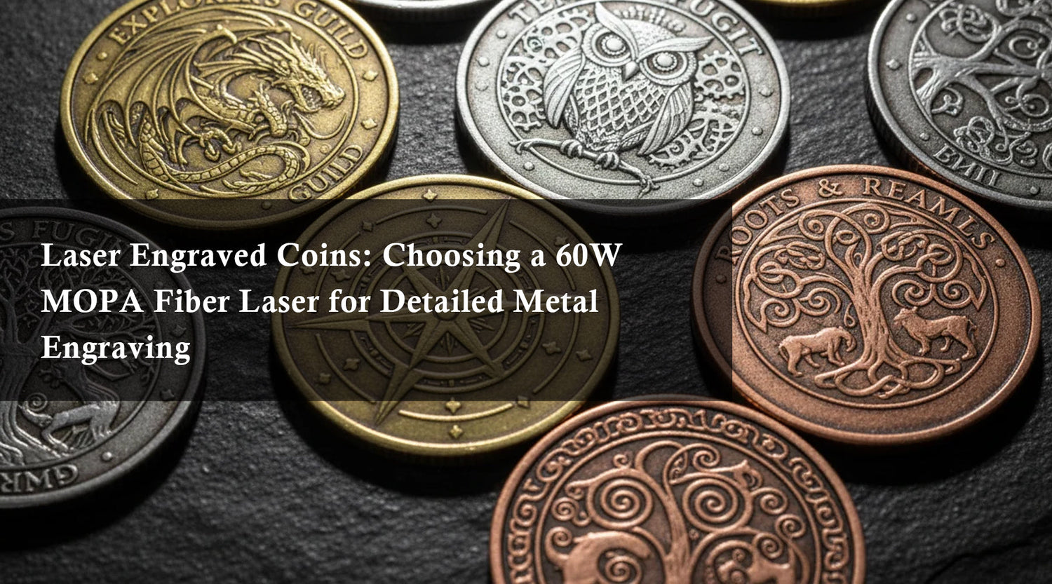 Laser Engraved Coins: Choosing a 60W MOPA Fiber Laser for Detailed Metal Engraving