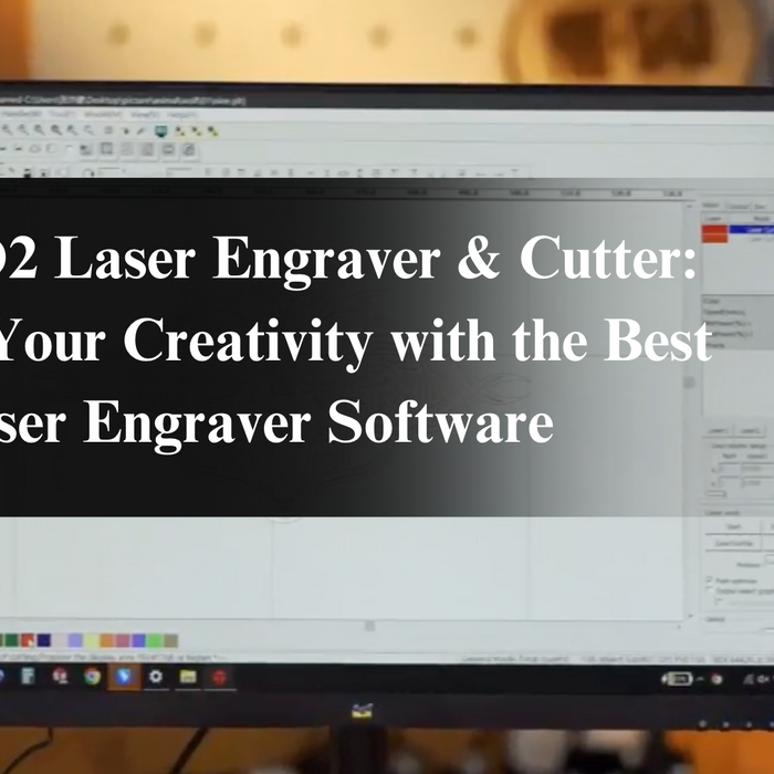 80W CO2 Laser Engraver & Cutter: Express Your Creativity with the Best Laser Engraver Software