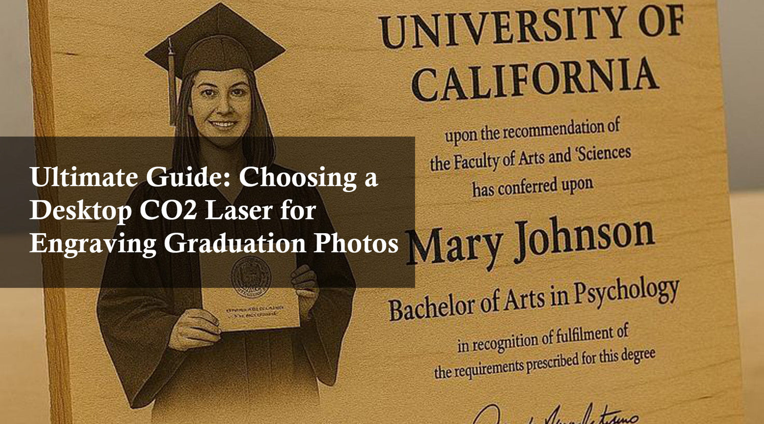 Ultimate Guide: Choosing a Desktop CO2 Laser for Engraving Graduation Photos