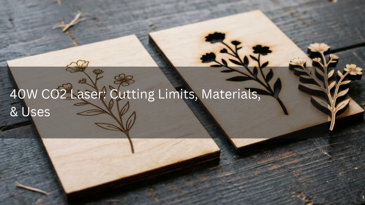 40W CO2 Laser: Cutting Limits, Materials, & Uses