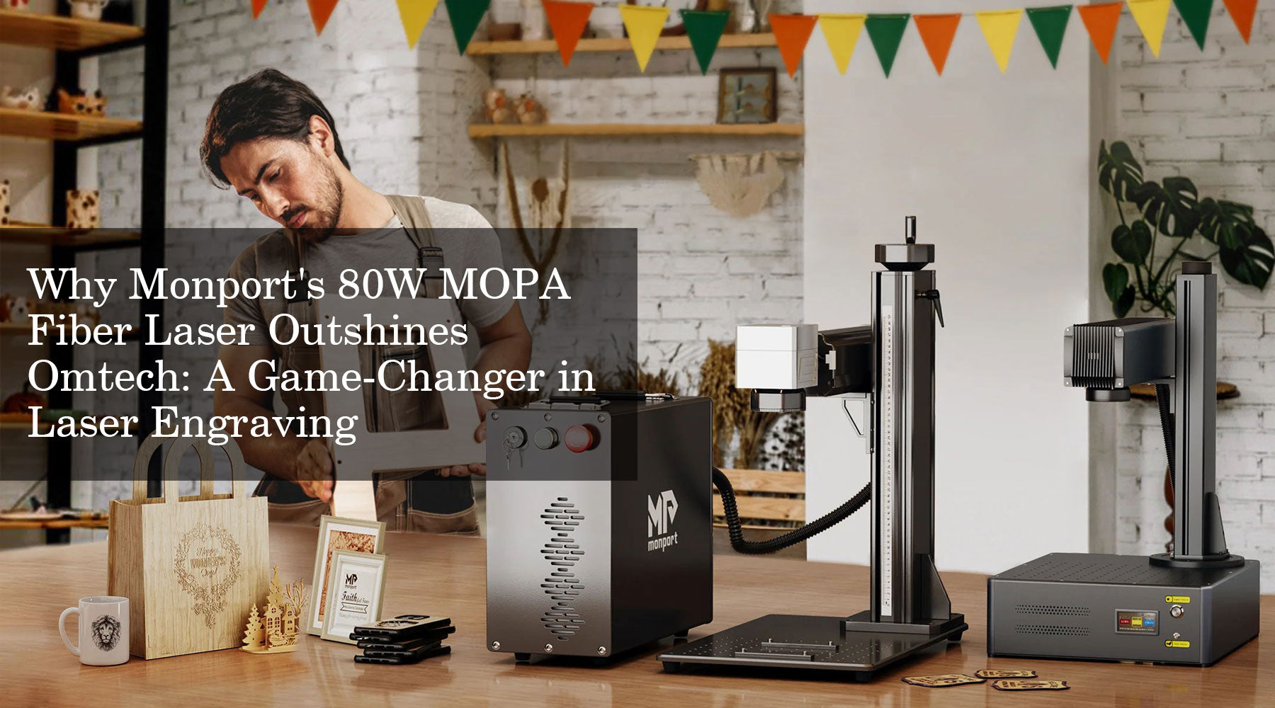 Why Monport's 80W MOPA Fiber Laser Outshines Omtech: A Game-Changer in Laser Engraving