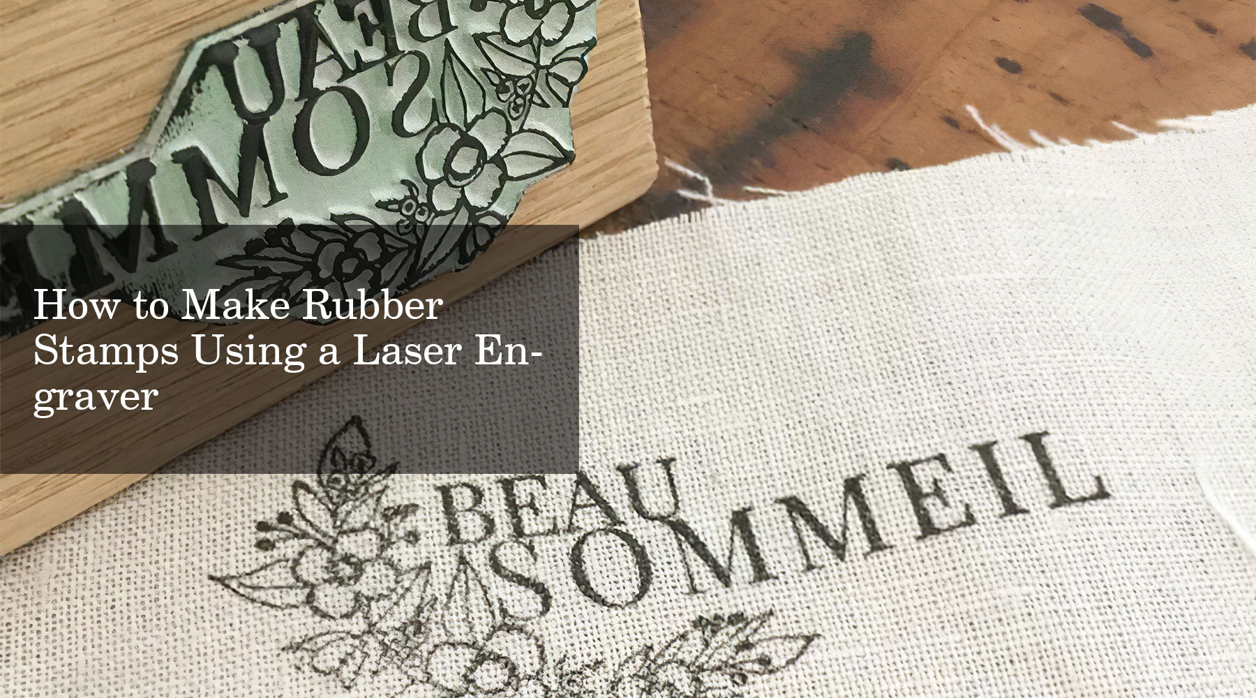 How to Make Rubber Stamps Using a Laser Engraver – Monportlaser