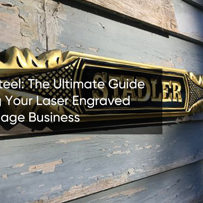 How to Turn Your Laser Engraved Metal Sign Crafts Into Business