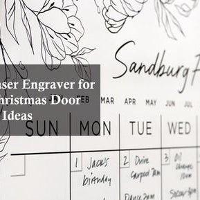 Portable Laser Engraver for Creative Christmas Door Decorating Ideas