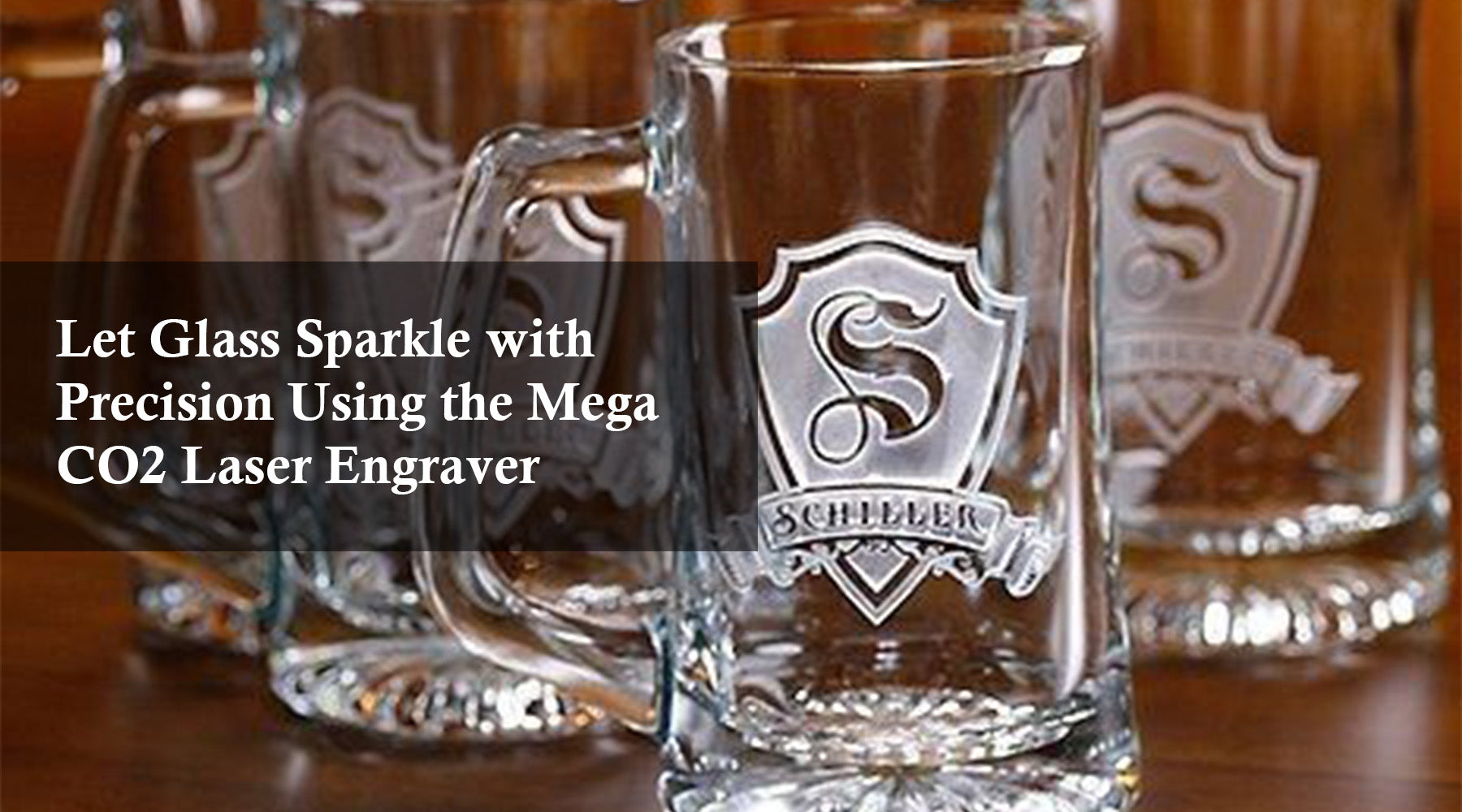 Let Glass Sparkle with Precision Using the Mega CO2 Laser Engraver