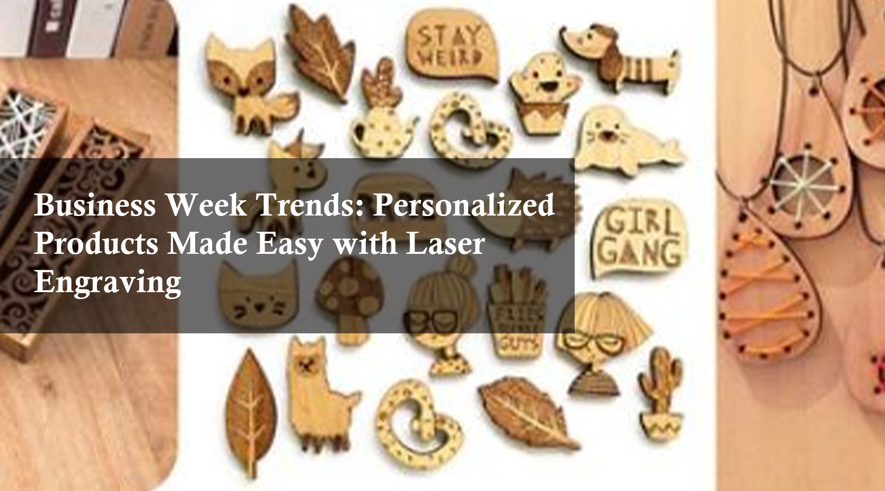 business week with laser engraving machine