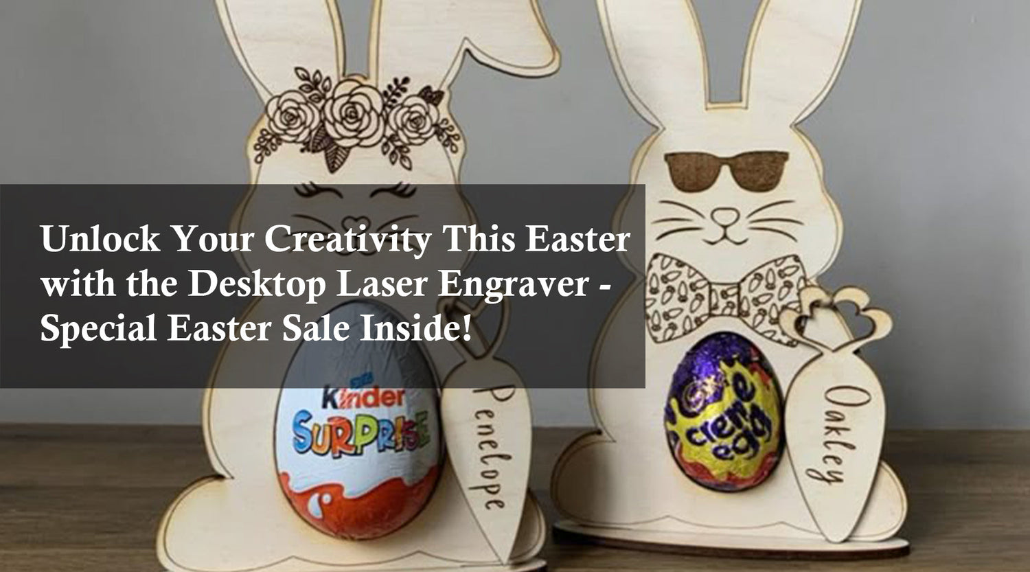 Unlock Your Creativity This Easter with the Desktop Laser Engraver - Special Easter Sale Inside!
