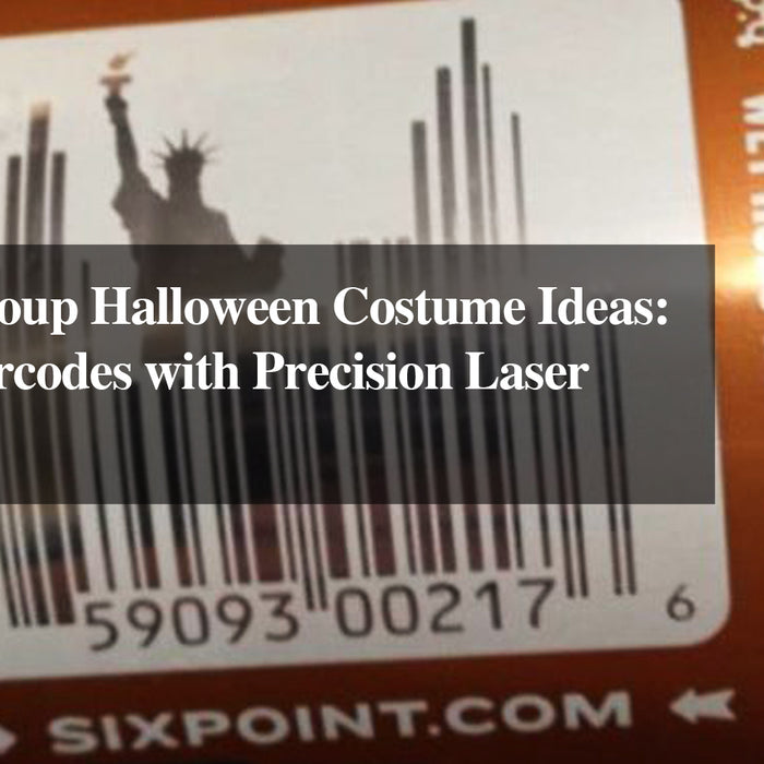 Creative Group Halloween Costume Ideas: Engrave Barcodes with Precision Laser Machines