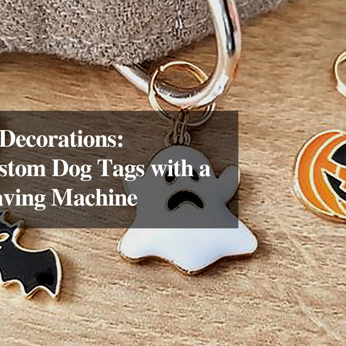 Spooky Bat Decorations: Engrave Custom Dog Tags with a Laser Engraving Machine