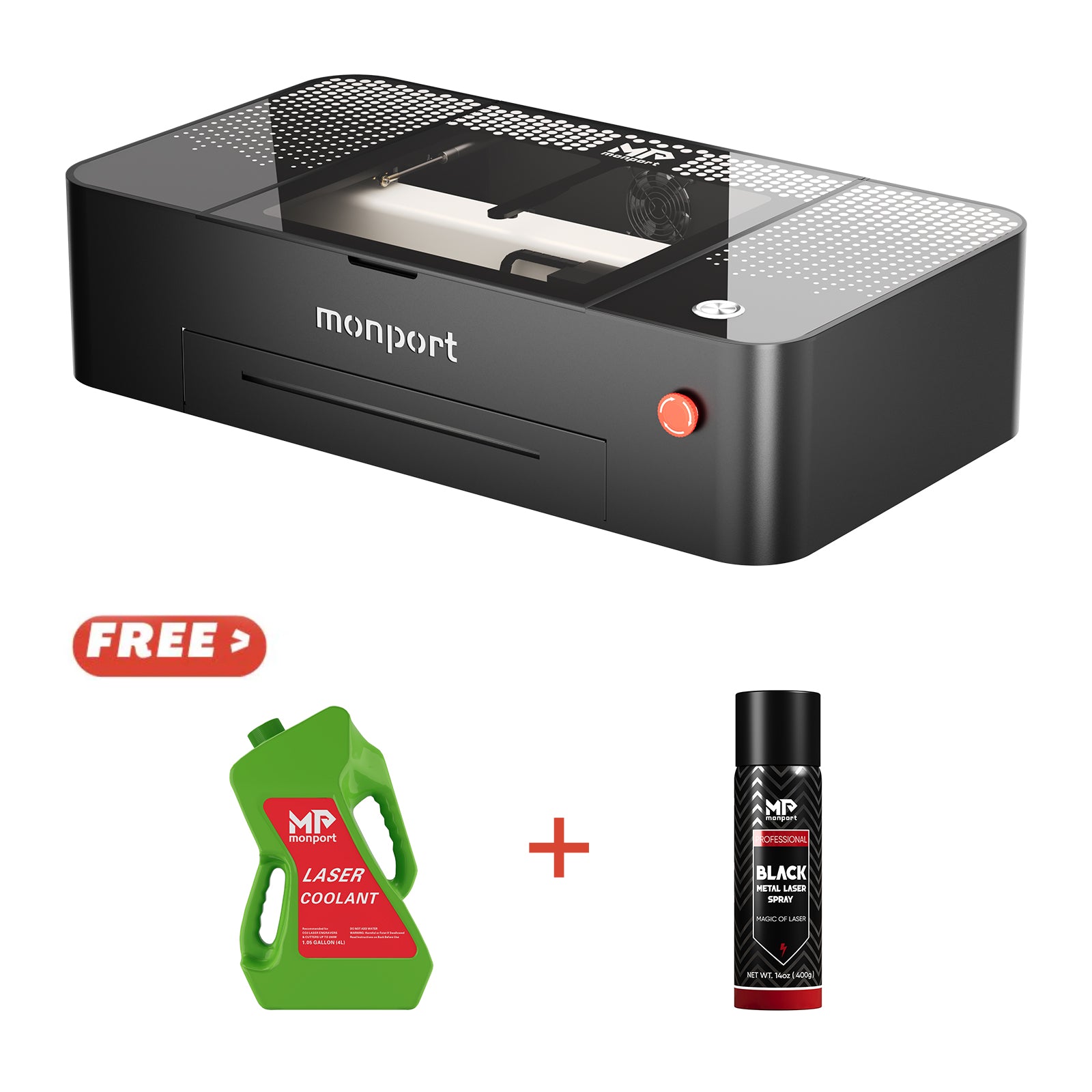 MONPORT ONYX 55W Desktop CO2 Laser Engraver with Autofocus