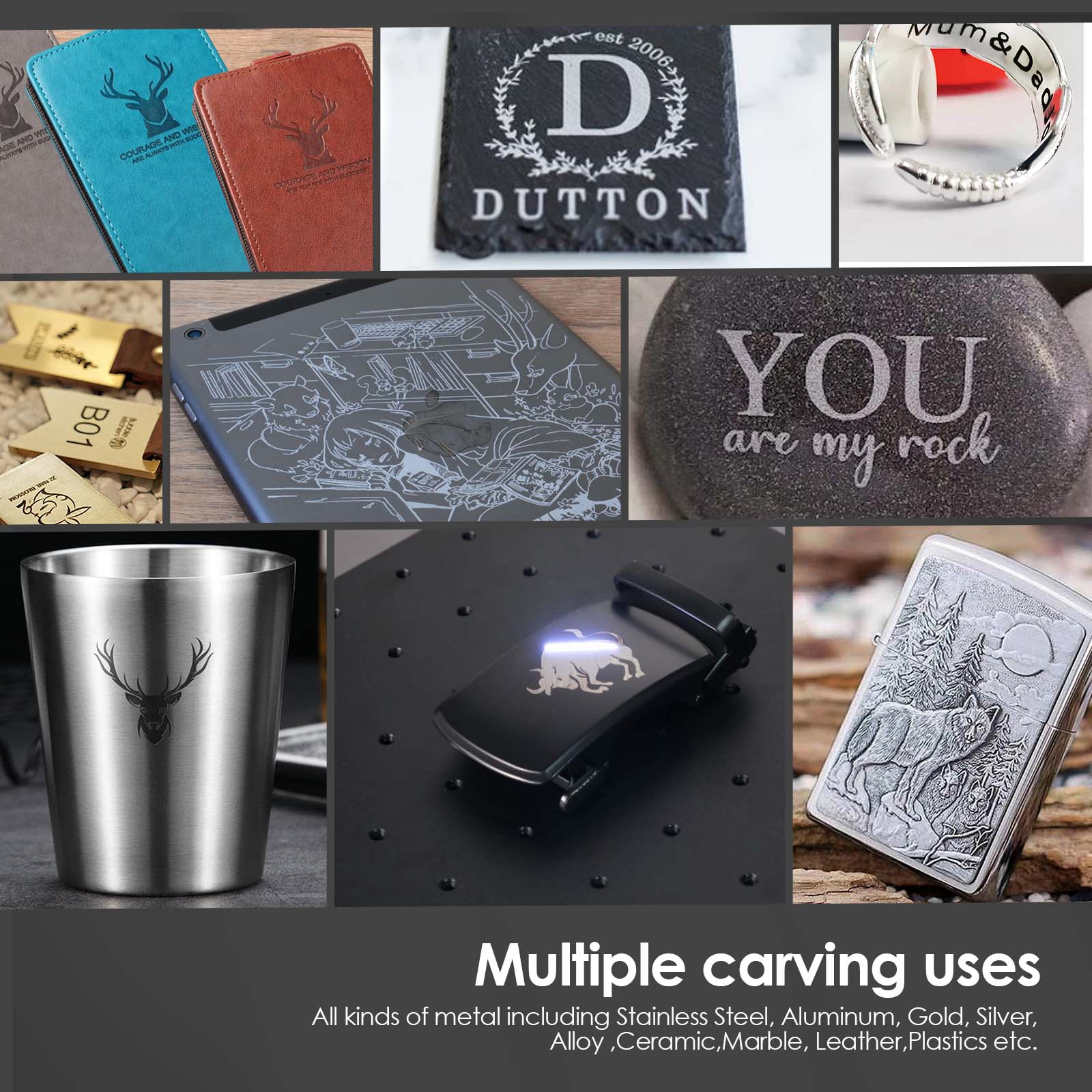 Pre-owned MOPA laser engraver for color marking on metal jewelry and parts