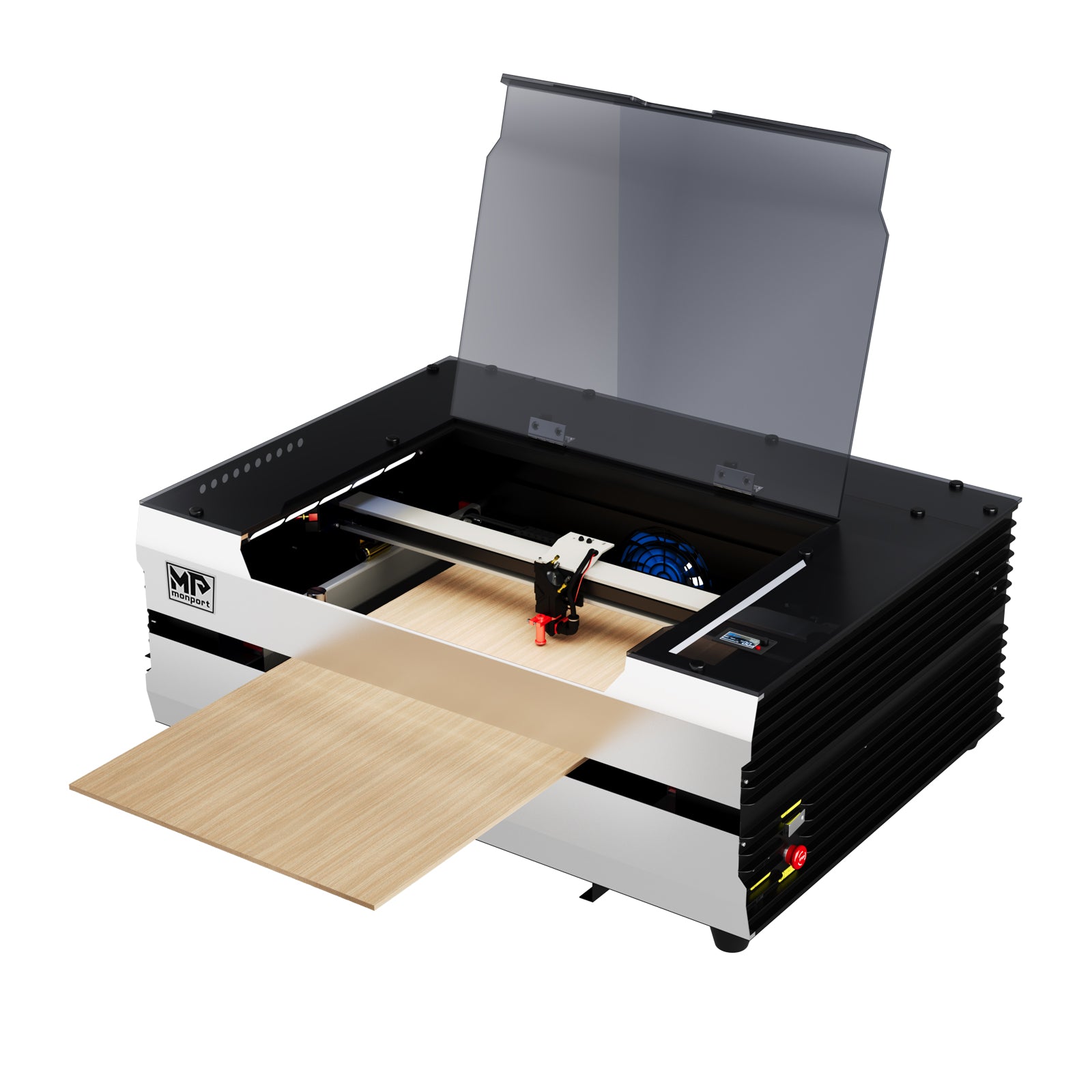 Monport Reno45 45W Desktop CO2 Laser Engraver & Cutter (16