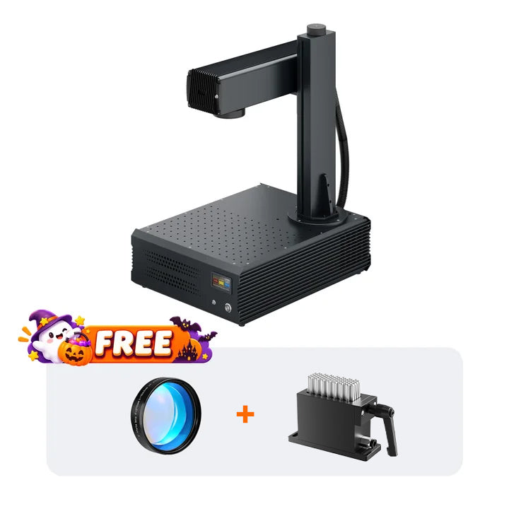 Monport GA 100W MOPA Fiber Laser Integrated Engraver & Color Marking Machine with AutoFocus