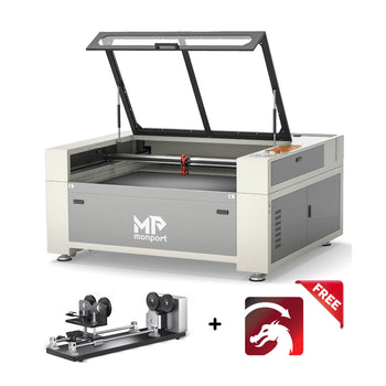 Monport 130W CO2 Laser Engraver & Cutter (55" x 35") with FDA Approved