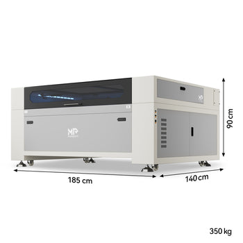 Monport Effi13S Upgraded 130W CO2 Laser Engraver & Cutter with Autofocus and Built-in Water Chiller