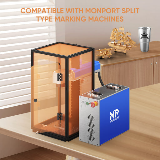 Monport Laser Engraver Enclosure for GQ & GPro Fiber Laser (with Door Protection Switch)