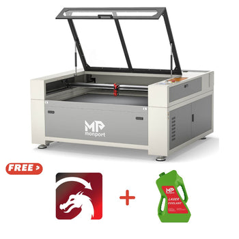 Monport 150W CO2 Laser Engraver & Cutter (64" x 40") with FDA Approved