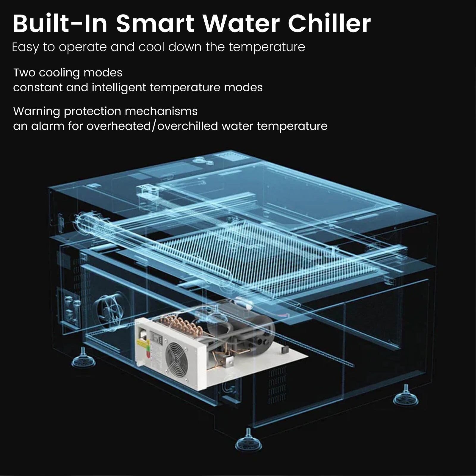 Monport 100W Built-in Chiller CO2 Laser Engraver & Cutter (40