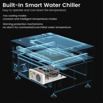 Monport 90W Built-in Chiller CO2 Laser Engraver & Cutter (36" x 24")