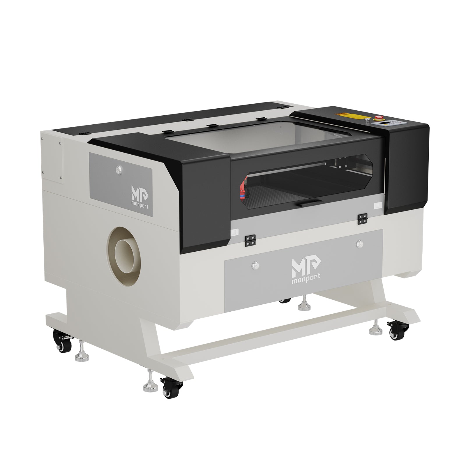 Monport 60W CO2 Laser Engraver & Cutter (28" x 20") with Autofocus and Bracket