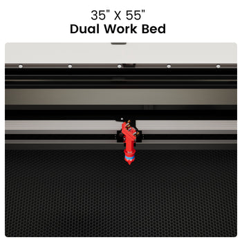 Monport 130W CO2 Laser Engraver & Cutter (55" x 35") with FDA Approved