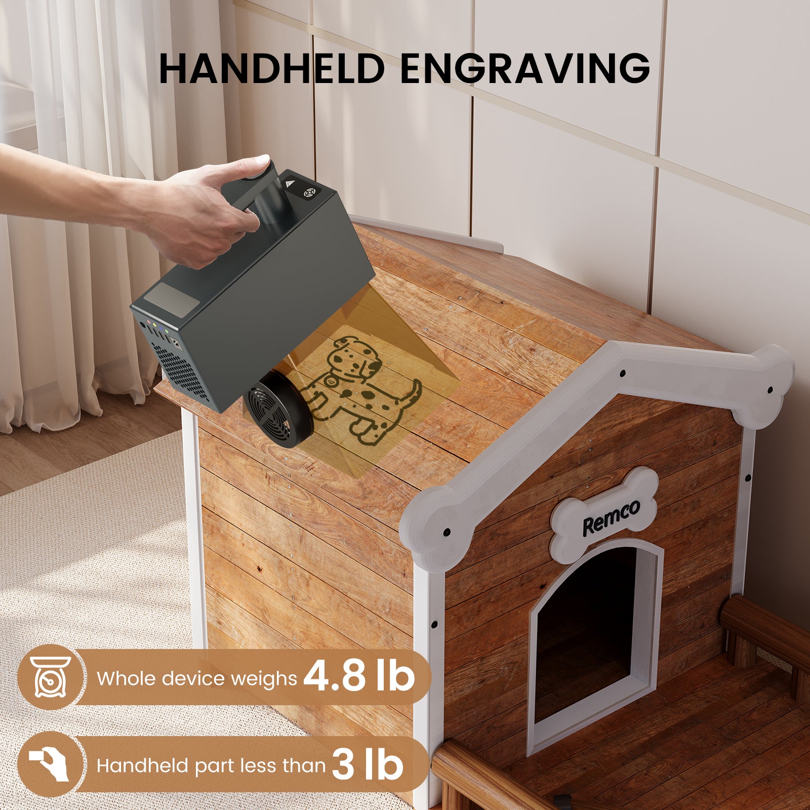 Monport 6W Handheld Diode Laser Engraver