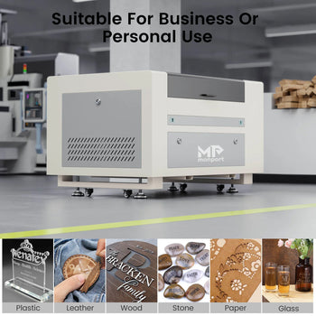 Monport 60W CO2 Laser Engraver & Cutter (24" x 16") with Autofocus