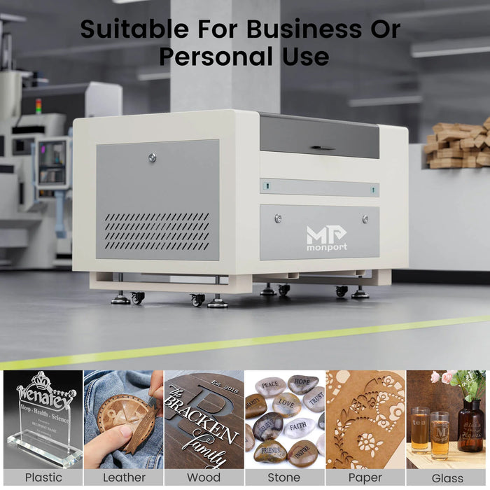 Monport 60W CO2 Laser Engraver & Cutter (24