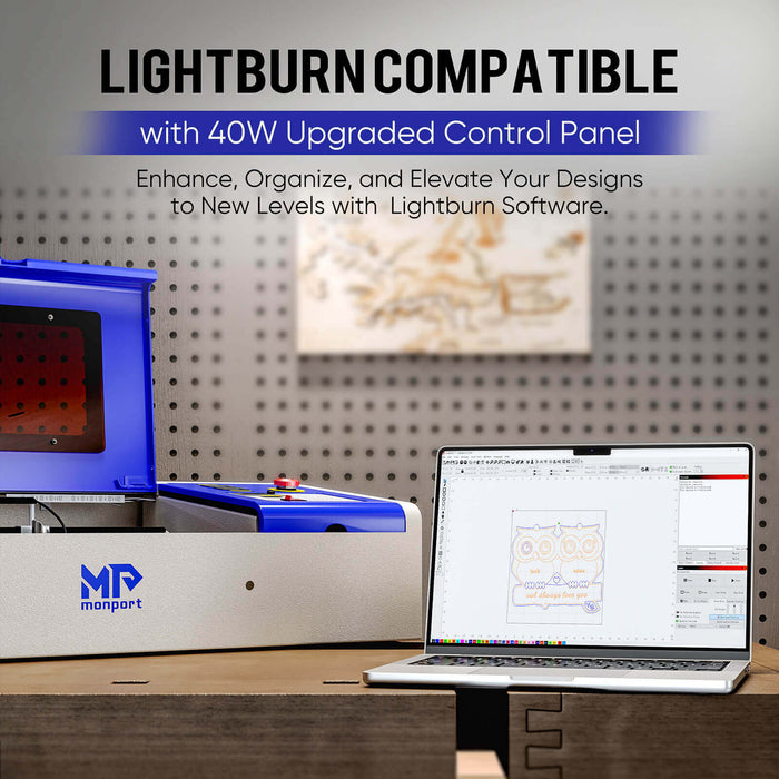Special Offer | Monport 40W Pro Lightburn-Supported (12