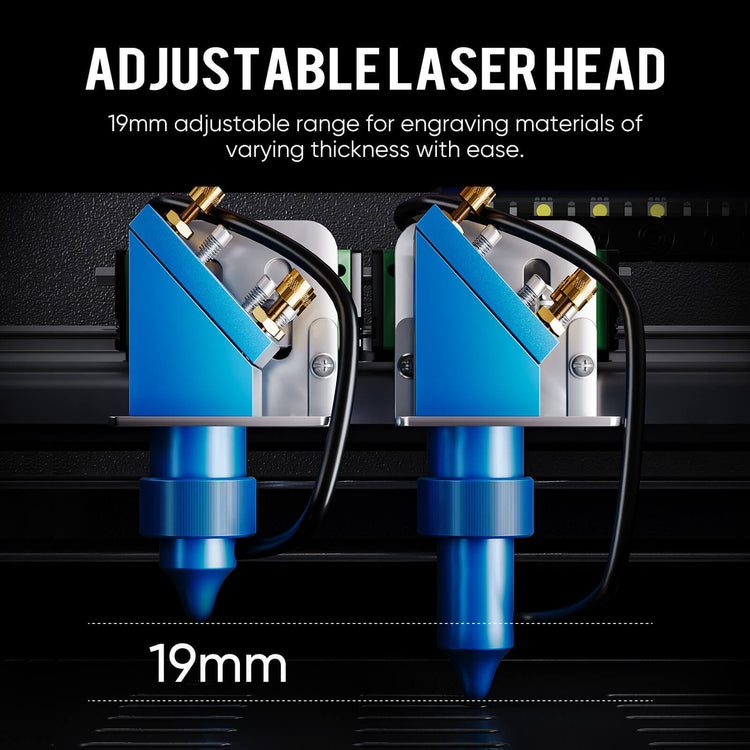 OMTech 40W CO2 Laser Engraver, 8x12 Desktop K40+ Laser Engraving Machine  for Home Use, LightBurn Compatible Laser Engraver Cutter with Adjustable