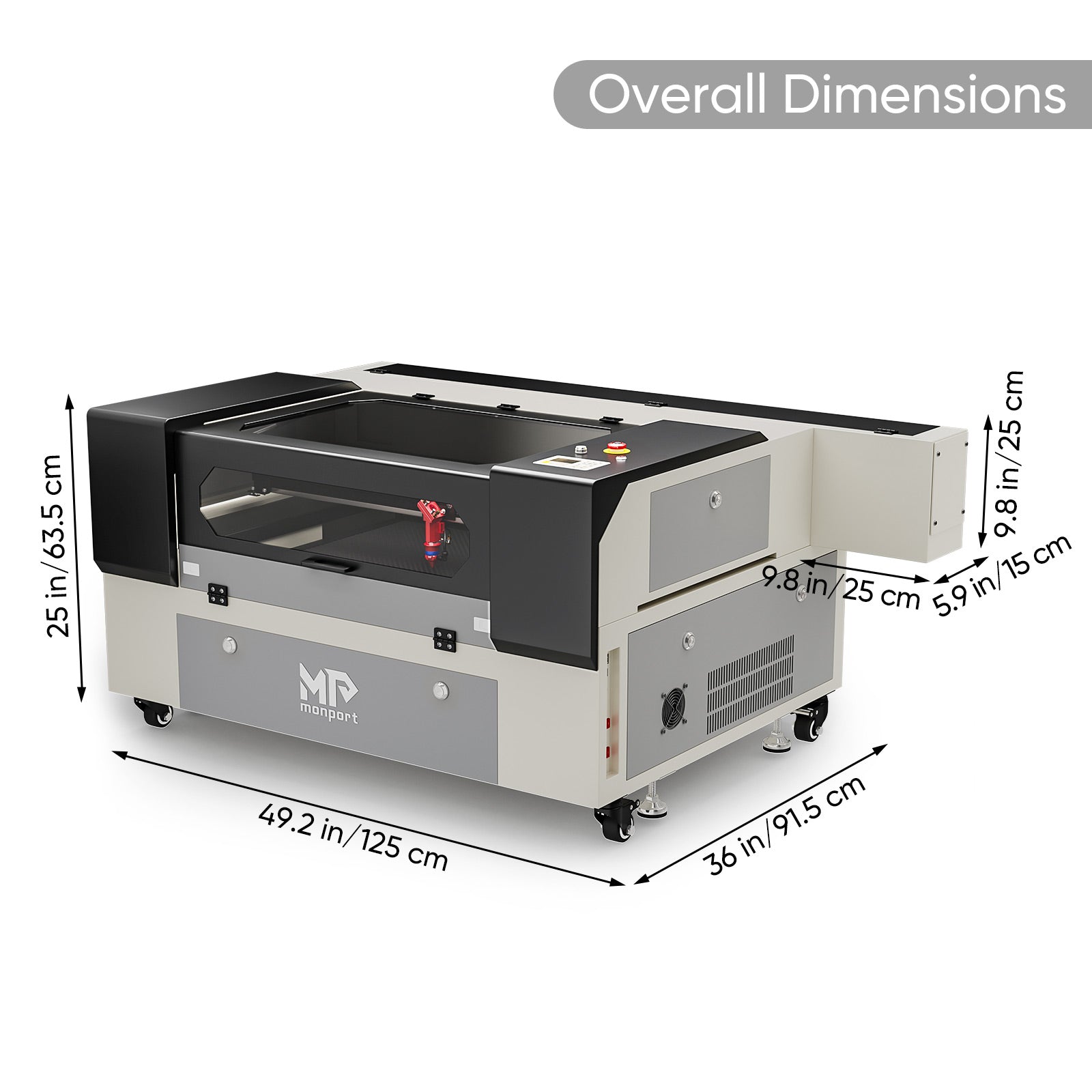 Special Offer | Monport 80W CO2 Laser Engraver & Cutter (28