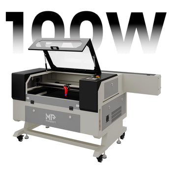 Monport 100W CO2 Laser Engraver & Cutter (28" x 20") with Autofocus and Bracket