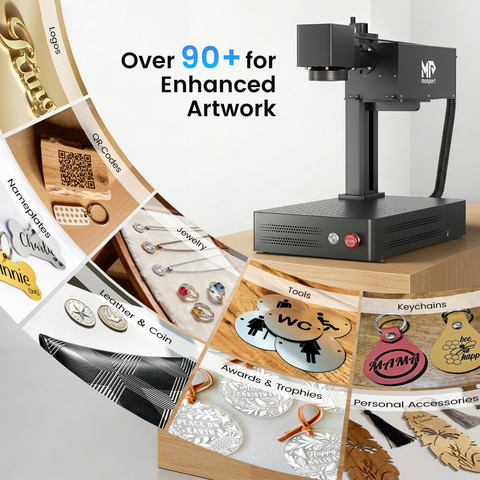 Monport GM 10W UV Laser Engraver & Marking Machine