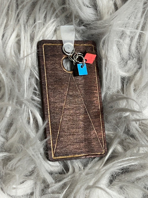 Cornhole keychain