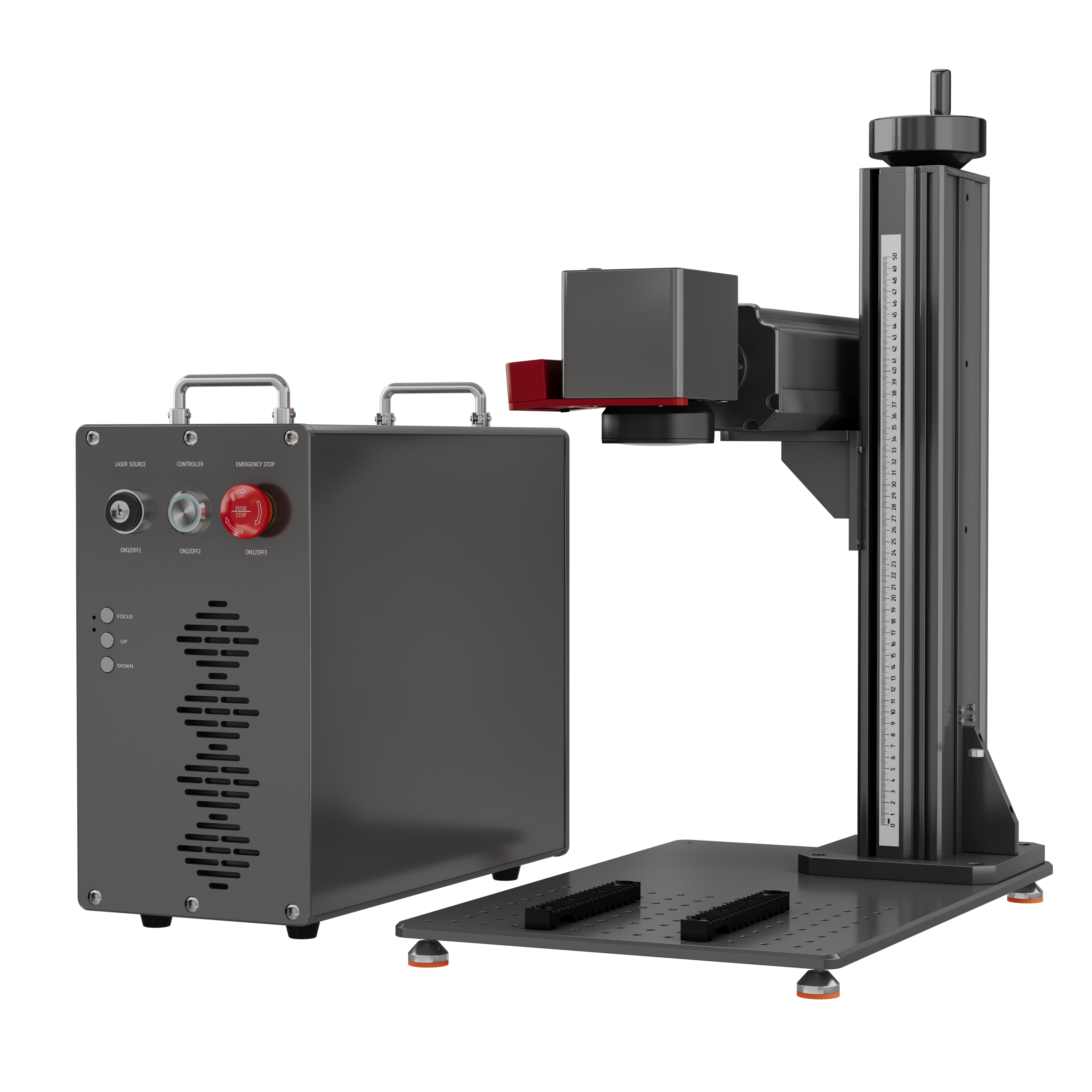 Monport GT 100W Split MOPA Fiber Laser Engraver & Color Marking Machine With AutoFocus