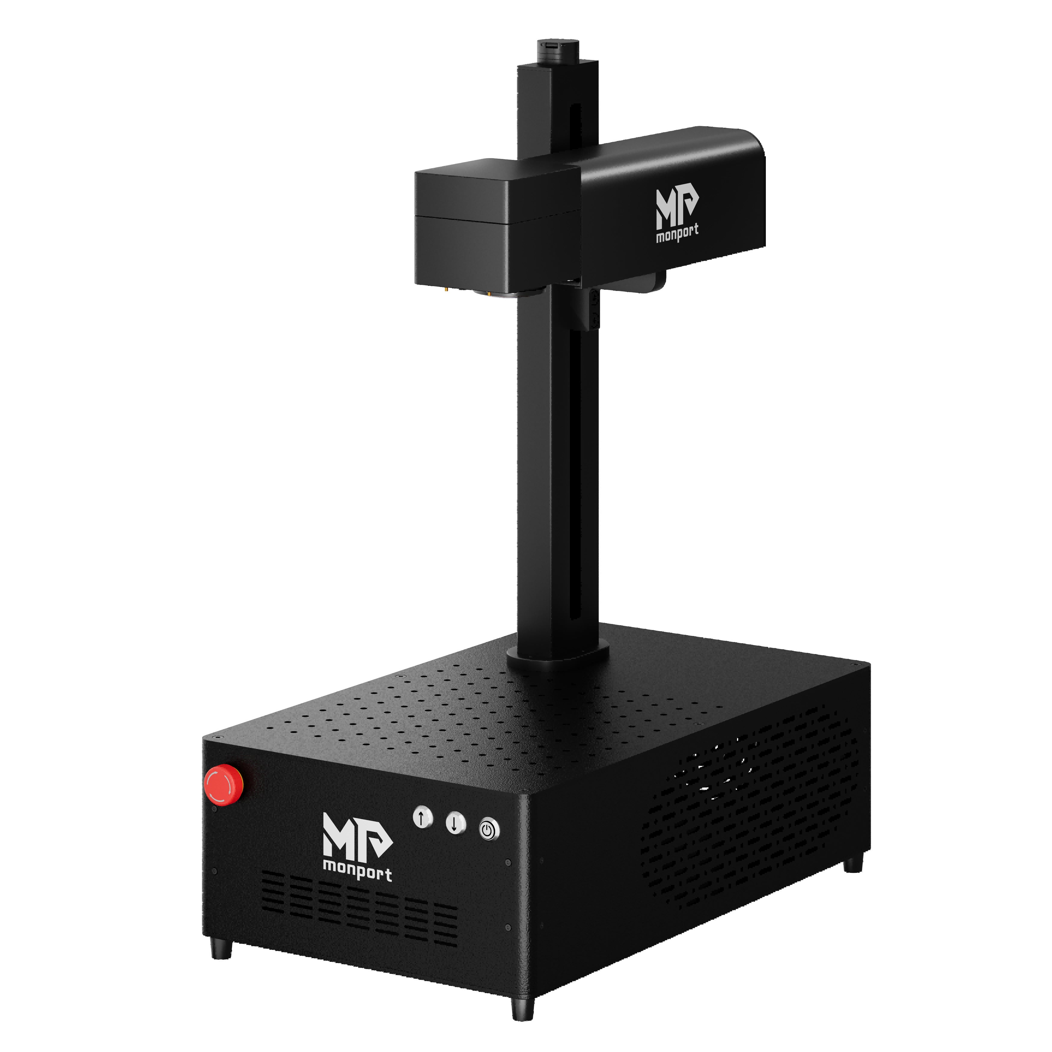 MONPORT GP 20W Integrated Fiber Laser Engraver & Marking Machine with Electric Lifting