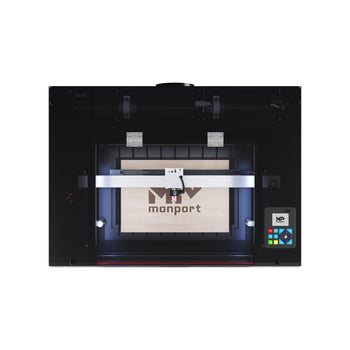 Monport Reno45 Pro 45W Desktop CO2 Laser Engraver & Cutter (16" X 12") with Brand New Semi-Autofocus